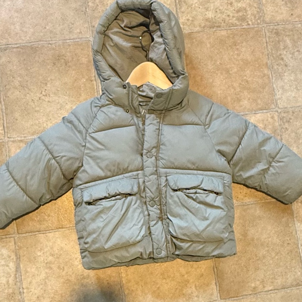 Zara Kids Puffer Jacket - Gray